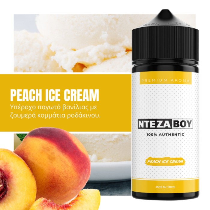 NTEZABOY Peach Ice Cream 120ml